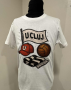 Tricou copii "U" CLUJ - alb