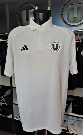 Tricou polo adidas alb